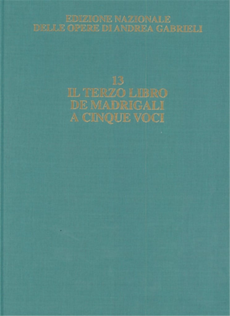 Il Terzo Libro de Madrigali